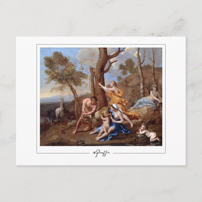 Nicolas Poussin #5 - Carte postale d'art fin (Devant)