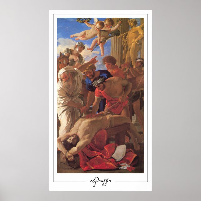 Nicolas Poussin Affiche d'art Zedign #107 (Devant)