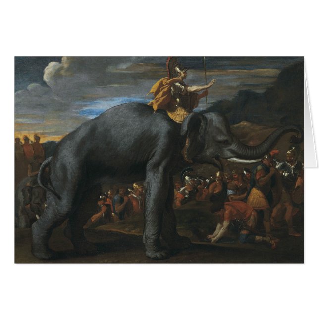Nicolas Poussin - Hannibal traversant les Alpes (Devant horizontal)