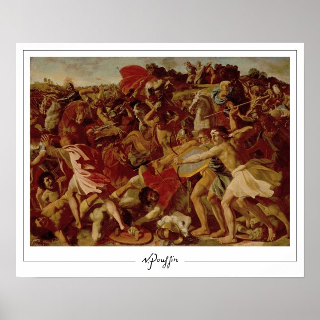 Nicolas Poussin Zedign Affiche d'art #122 (Devant)