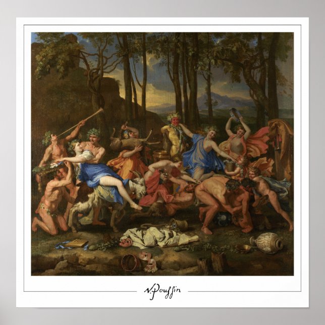 Nicolas Poussin Zedign Affiche d'art #186 (Devant)