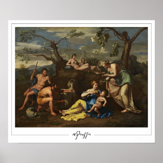 Nicolas Poussin Zedign Affiche d'art #294 (Devant)