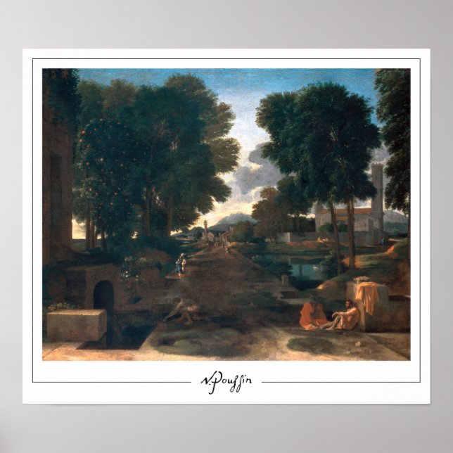 Nicolas Poussin Zedign Art Poster #101 (Devant)