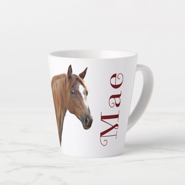 Nicole Personnalisée - Mae 1 Latte Mug (Angle droit)