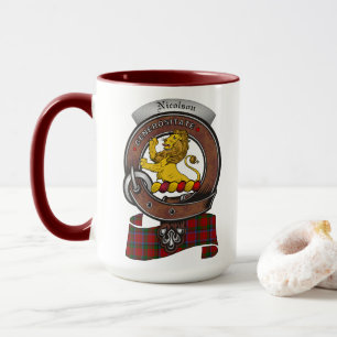 Nicolson Clan Badge Combo 15oz Mug