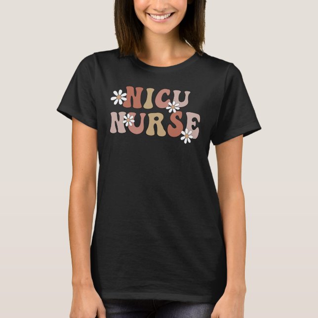 Nicu Nurse Shirt, T-shirt infirmière néonatale de  (Devant)