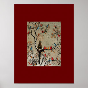 Nid d'arbre de Noël ~ Imprimer / Poster