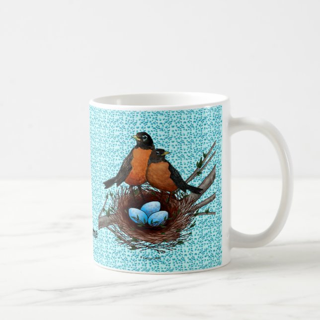 Nid de Rouge-gorge Tasse (Droite)