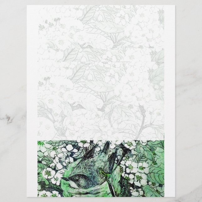 NID OISEAU, vert blanc (Devant)