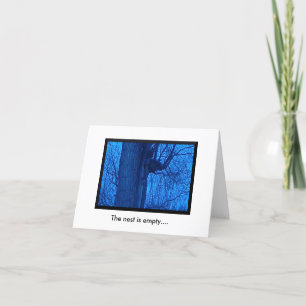 Nid vide/ici pour vous carte de note