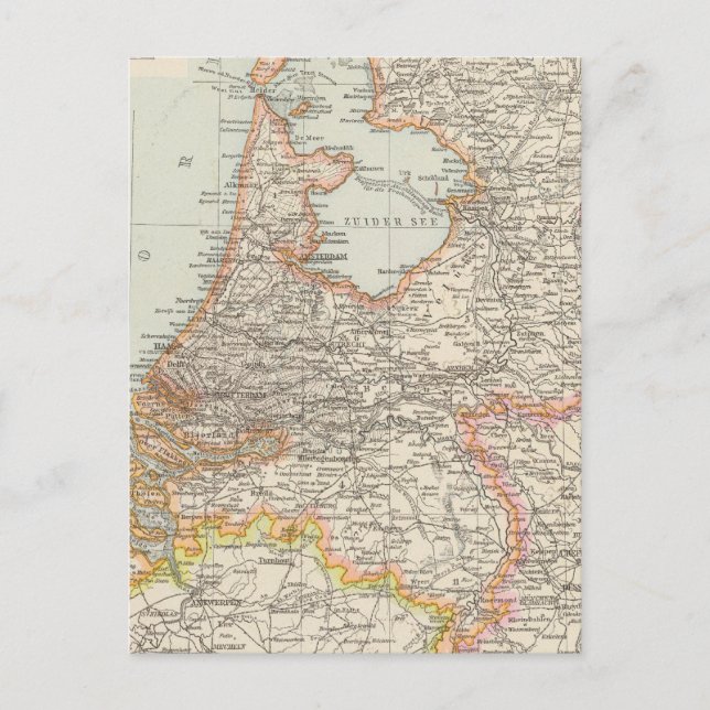 Niederlande - Carte Pays-Bas (Devant)
