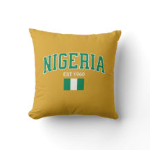 Nigéria Est. 1960 — Oreiller du patrimoine