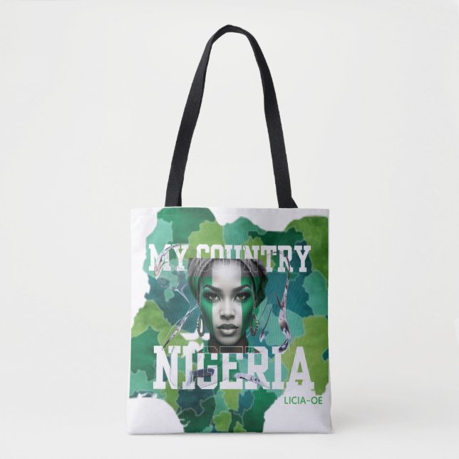 “Nigeria-Inspired Tote Bag – Celebrate Culture & I (Devant)