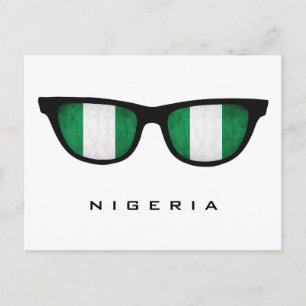 Nigeria Shades texte personnalisé et carte postale