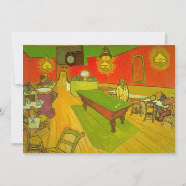 Night Cafe par Vincent van Gogh (Devant)