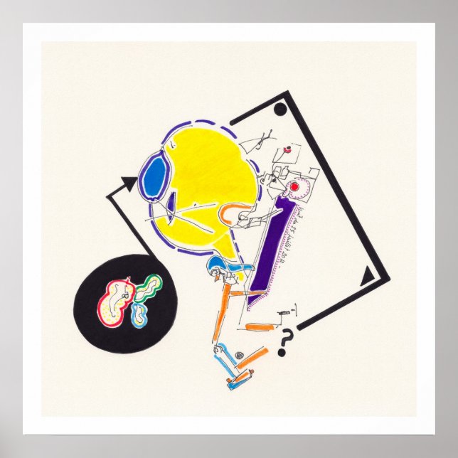 Night & Nap Drawings 15 by  PBaud Archival Poster (Devant)