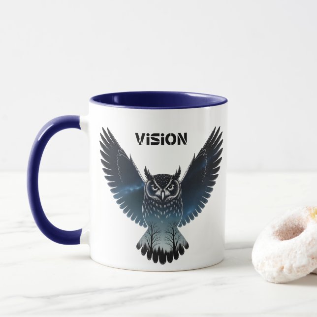 night owl Mug (Avec donut)