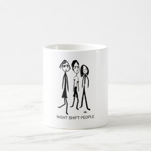 Night Shift People - Designer Coffee Mug