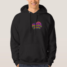 Night Shift – Signal Nocturne Neon Sweat à capuche