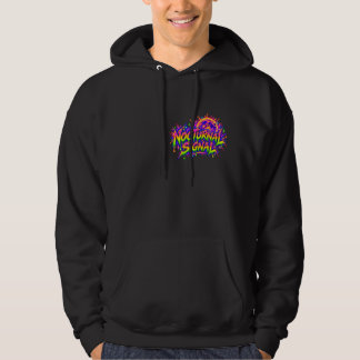 Night Shift – Signal Nocturne Neon Sweat à capuche