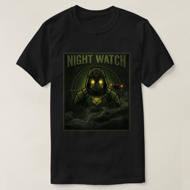 Night Watch Tactical T-Shirt (Design devant)