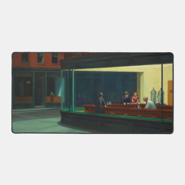 Nighthawks painting by Edward Hopper  (Recto)