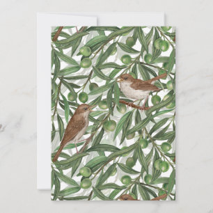 Nightingales dans l'olivier