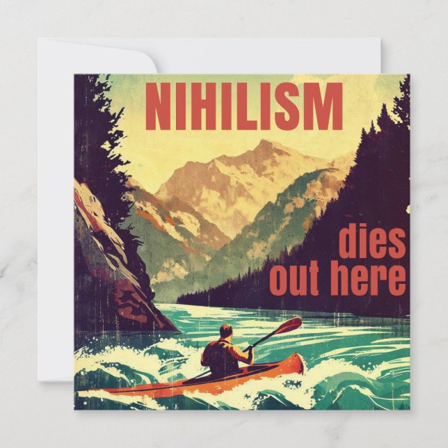 Nihilisme Décède Ici Kayak (Devant)