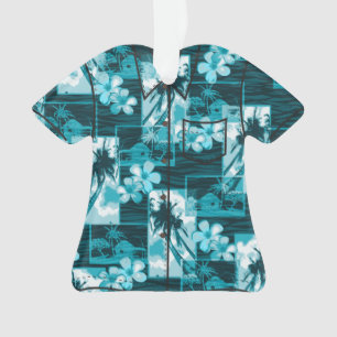 Niihau Island Plumeria hawaïenne Aloha Shirt