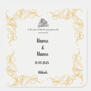 Nikkah préférez les autocollants
