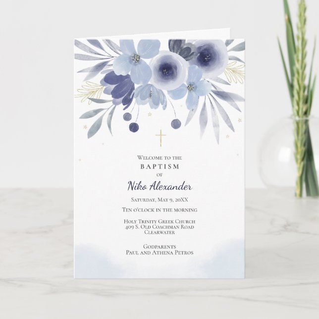 Niko Programme de baptême de l'Église orthodoxe gr (Devant)