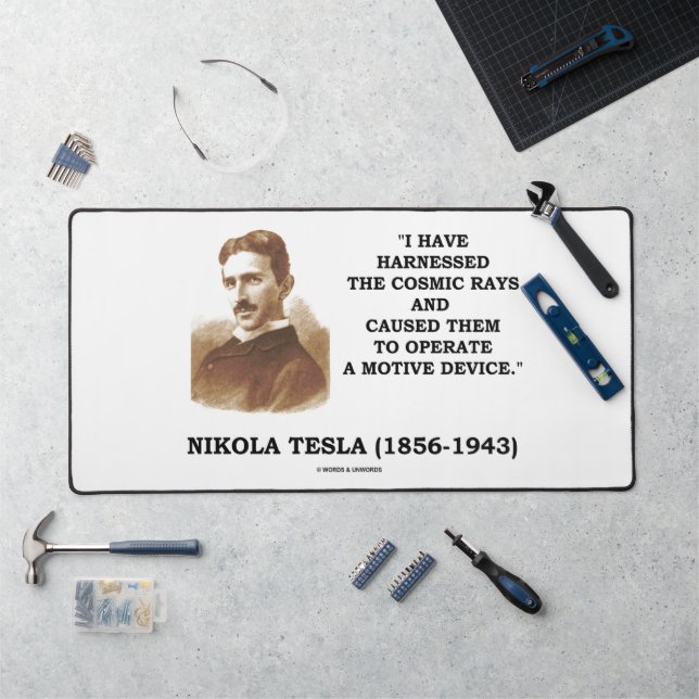 Nikola Tesla Harnais Rayons Cosmiques Motif (Poste de travail)