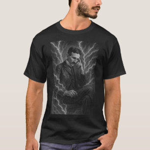 Nikola Tesla - Le T-shirt de l'esprit électrique