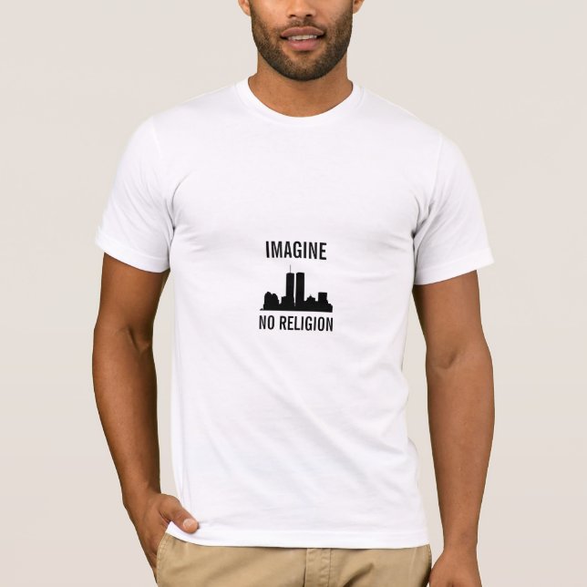 N'imaginez aucun T-shirt de religion par Logidea (Devant)