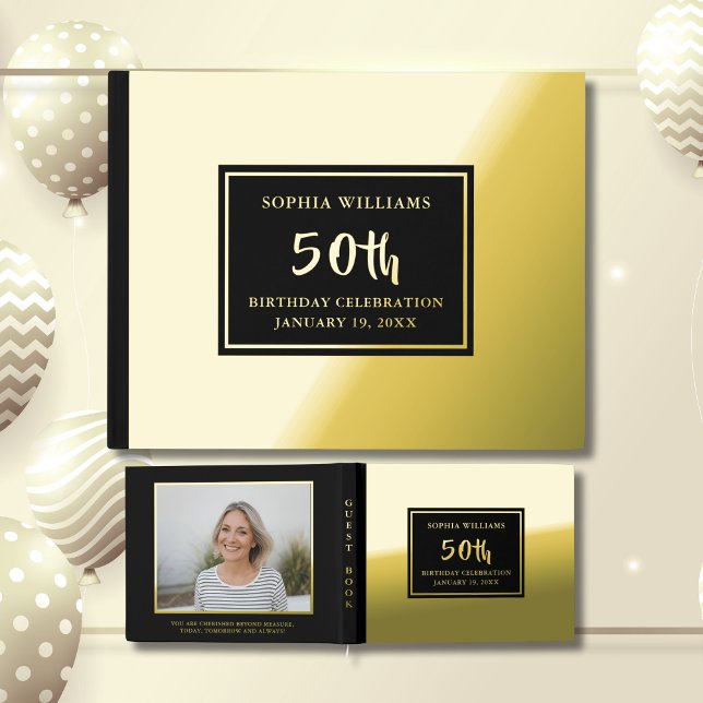 N'importe quel âge Anniversaire Livre d'invité Pho (Créateur téléchargé)