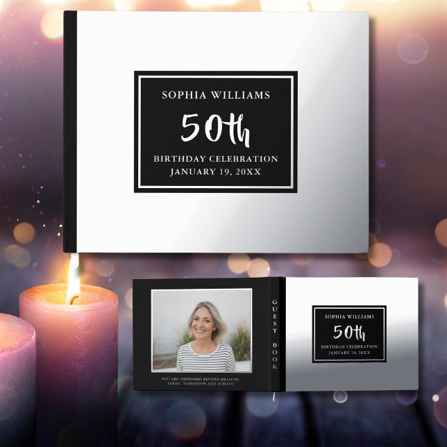 N'importe quel âge Anniversaire Livre d'invité Pho (Créateur téléchargé)