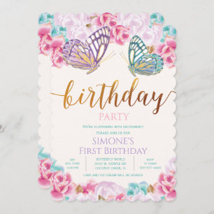 N'IMPORTE QUEL ÂGE - Invitation d'anniversaire de