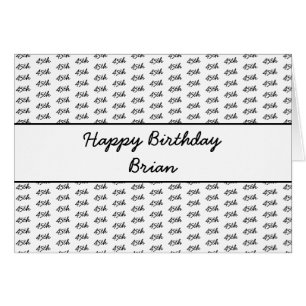 N'importe quel âge Numéro personnalisé Motif - Or/