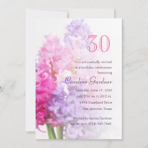 N'Importe Quel Numéro Anniversaire Invitation Hyac