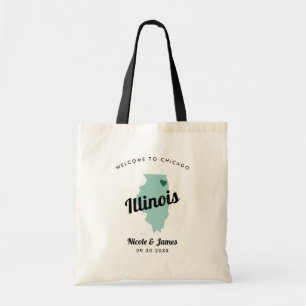 N'Importe Quel Sac D'Accueil De Color Illinois Map