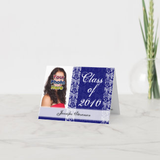 N'Importe Quelle Année~ Jolie Carte Bleue/Blanc Da