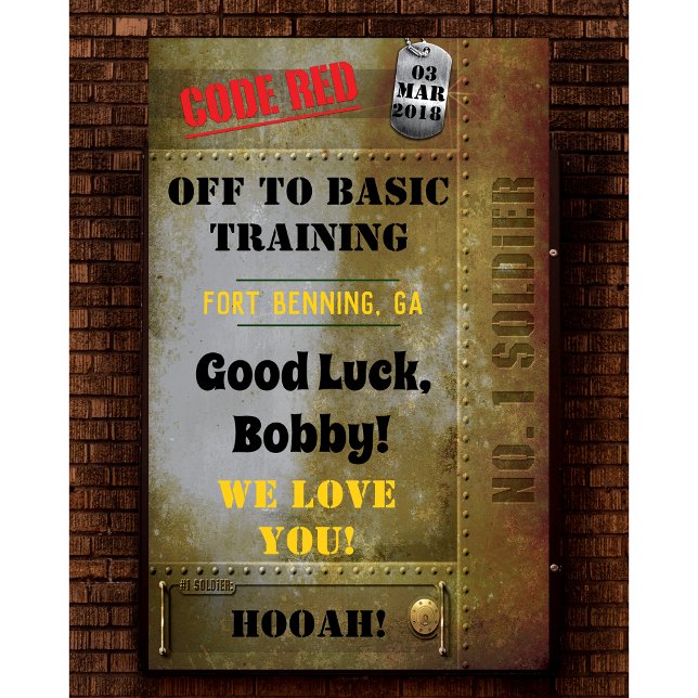 N'IMPORTE QUELLE BRANCHE - Bannière du parti milit (Créateur téléchargé)