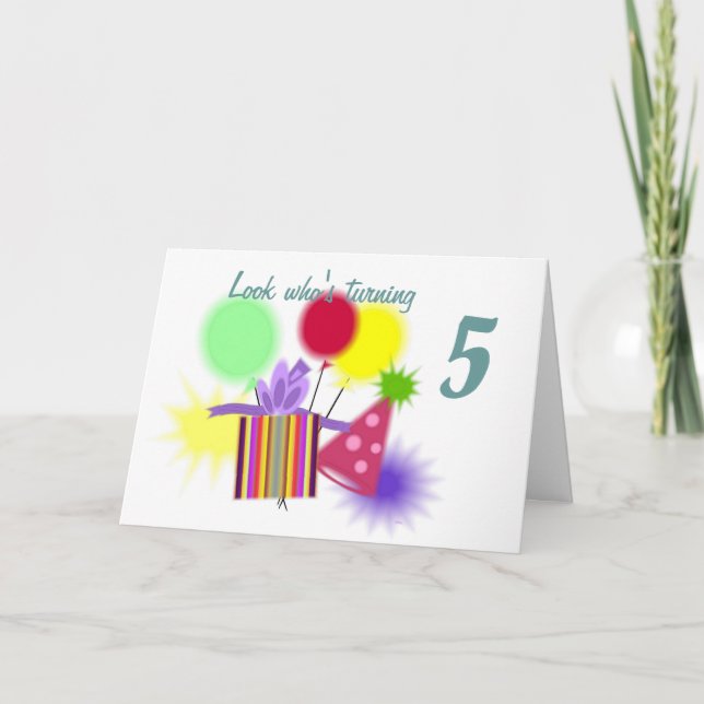 N'importe quelle carte d'anniversaire d'âge (Devant)
