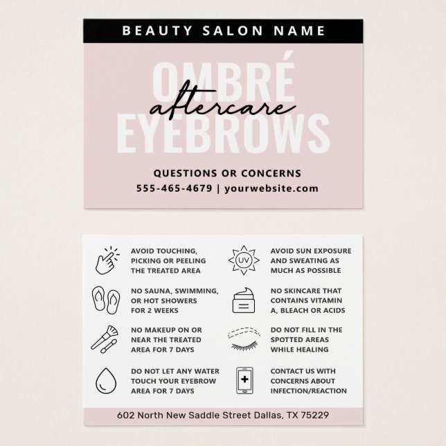 N'Importe Quelle Carte De Soins Postérieurs À L'Om (Devant & derrière)