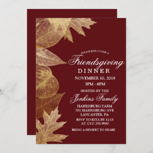 N'IMPORTE QUELLE COULEUR - Dîner Amical Invitation