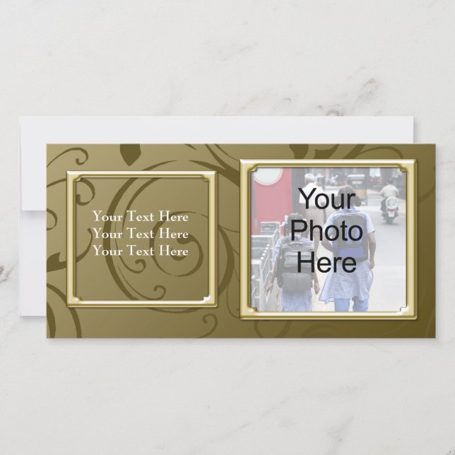 N'Importe Quelle Occasion Classy Gold Carte photo, (Devant)