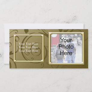 N'Importe Quelle Occasion Classy Gold Carte photo,