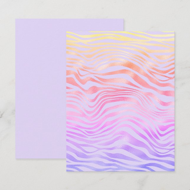 N'Importe Quelle Occasion Silver Zebra Stripes Bla (Devant / Derrière)
