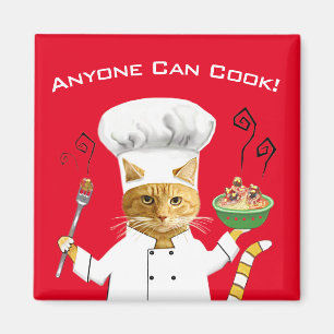 N'Importe Qui Peut Cuisiner ! Aimant frigorifique
