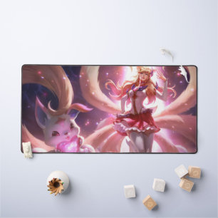 Nine Tail Fox Deskmat   Mat de bureau personnalisa